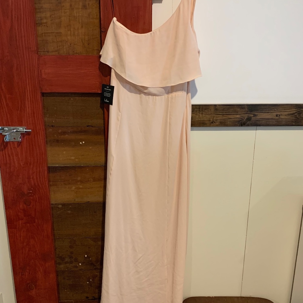 Lulus Blush Bridesmaid Dress